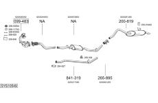 Výfukový systém BOSAL SYS10549