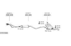 Výfukový systém BOSAL SYS10556
