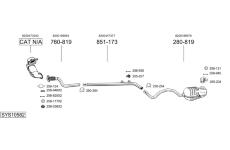 Výfukový systém BOSAL SYS10582