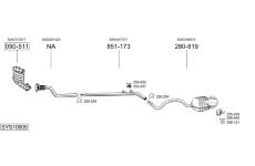 Výfukový systém BOSAL SYS10605