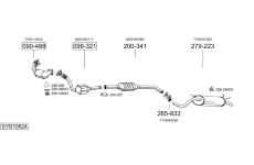 Výfukový systém BOSAL SYS10624