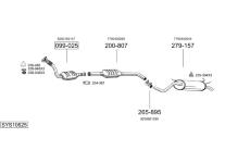 Výfukový systém BOSAL SYS10625