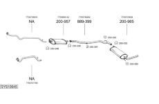 Výfukový systém BOSAL SYS10645