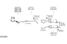 Výfukový systém BOSAL SYS10691