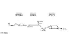 Výfukový systém BOSAL SYS10696