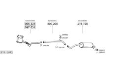 Výfukový systém BOSAL SYS10700