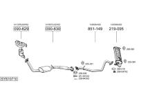 Výfukový systém BOSAL SYS10710