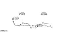 Výfukový systém BOSAL SYS10711