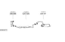 Výfukový systém BOSAL SYS10717