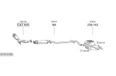Výfukový systém BOSAL SYS10765