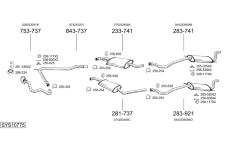 Výfukový systém BOSAL SYS10775