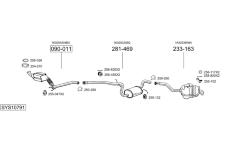Výfukový systém BOSAL SYS10791