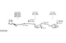 Výfukový systém BOSAL SYS10792