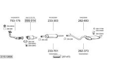 Výfukový systém BOSAL SYS10806