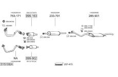 Výfukový systém BOSAL SYS10824