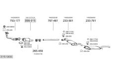 Výfukový systém BOSAL SYS10830