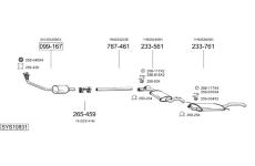 Výfukový systém BOSAL SYS10831