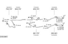 Výfukový systém BOSAL SYS10847