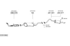 Výfukový systém BOSAL SYS10902