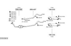 Výfukový systém BOSAL SYS10919