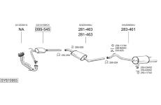 Výfukový systém BOSAL SYS10953