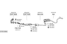 Výfukový systém BOSAL SYS10954