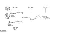 Výfukový systém BOSAL SYS10979