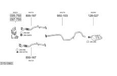 Výfukový systém BOSAL SYS10983