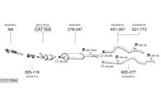 Výfukový systém BOSAL SYS10994