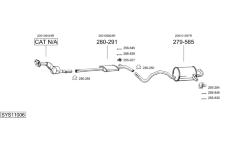 Výfukový systém BOSAL SYS11006