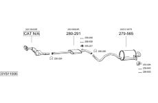 Výfukový systém BOSAL SYS11008