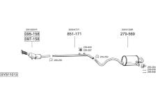 Výfukový systém BOSAL SYS11013