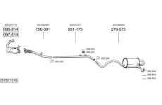 Výfukový systém BOSAL SYS11016