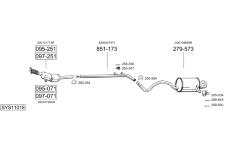 Výfukový systém BOSAL SYS11018