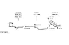 Výfukový systém BOSAL SYS11029