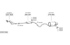 Výfukový systém BOSAL SYS11055