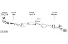 Výfukový systém BOSAL SYS11056