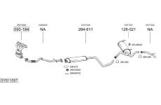 Výfukový systém BOSAL SYS11057