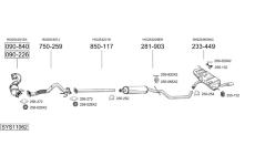 Výfukový systém BOSAL SYS11062