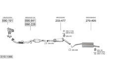 Výfukový systém BOSAL SYS11068