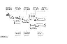 Výfukový systém BOSAL SYS11071