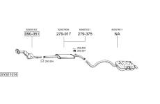 Výfukový systém BOSAL SYS11074