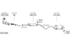 Výfukový systém BOSAL SYS11080