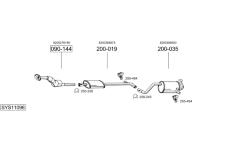 Výfukový systém BOSAL SYS11098