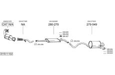 Výfukový systém BOSAL SYS11102