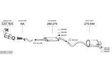 Výfukový systém BOSAL SYS11107