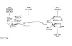 Výfukový systém BOSAL SYS11134