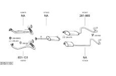 Výfukový systém BOSAL SYS11151