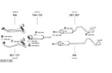 Výfukový systém BOSAL SYS11155