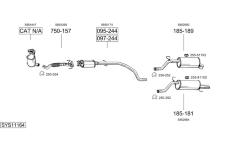 Výfukový systém BOSAL SYS11164